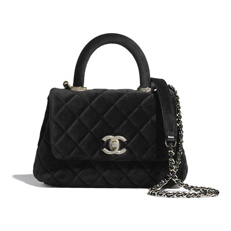 Borse Chanel in Velluto Nero 